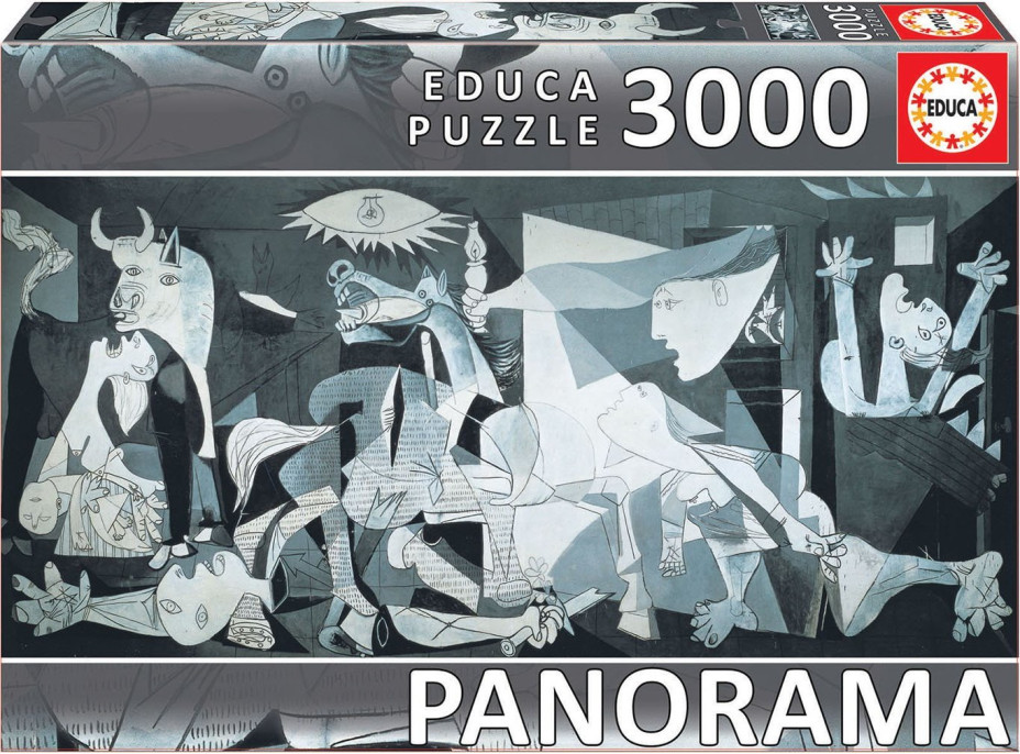 EDUCA Panoramatické puzzle Guernica, Pablo Picasso 3000 dílků