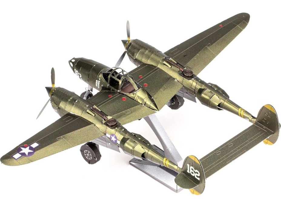 METAL EARTH 3D puzzle Lockheed Martin P-38 Lightning (ICONX)