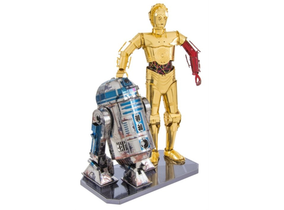 METAL EARTH 3D puzzle Star Wars: R2D2 a C-3PO (deluxe set)