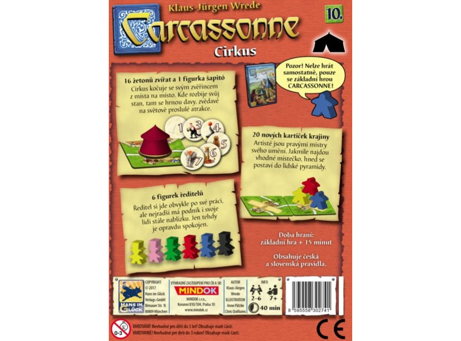 Carcassonne: Cirkus (10. rozšíření)