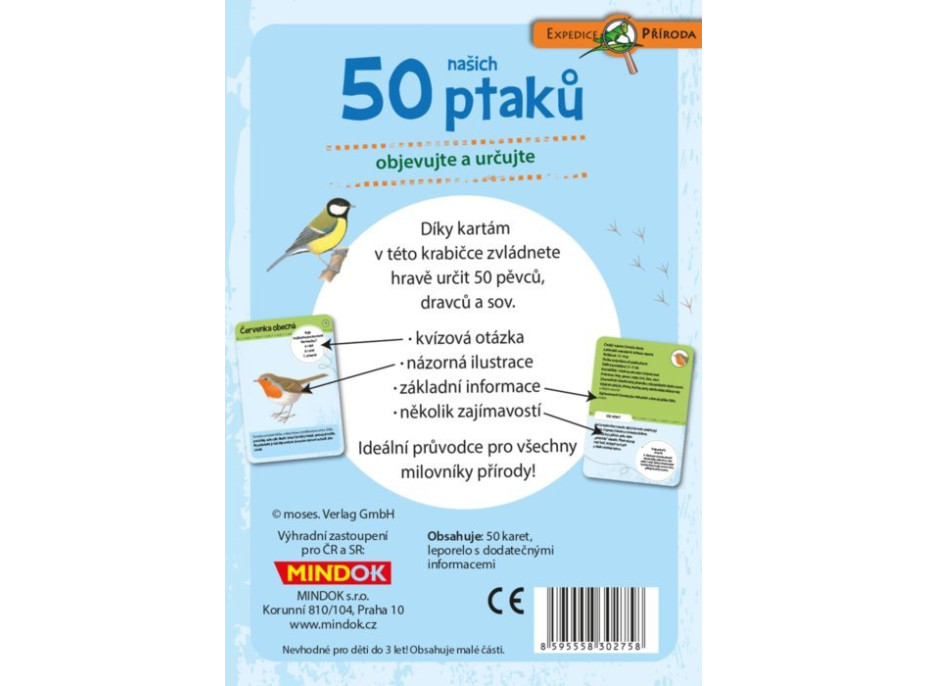 MINDOK Expedice příroda: 50 našich ptáků