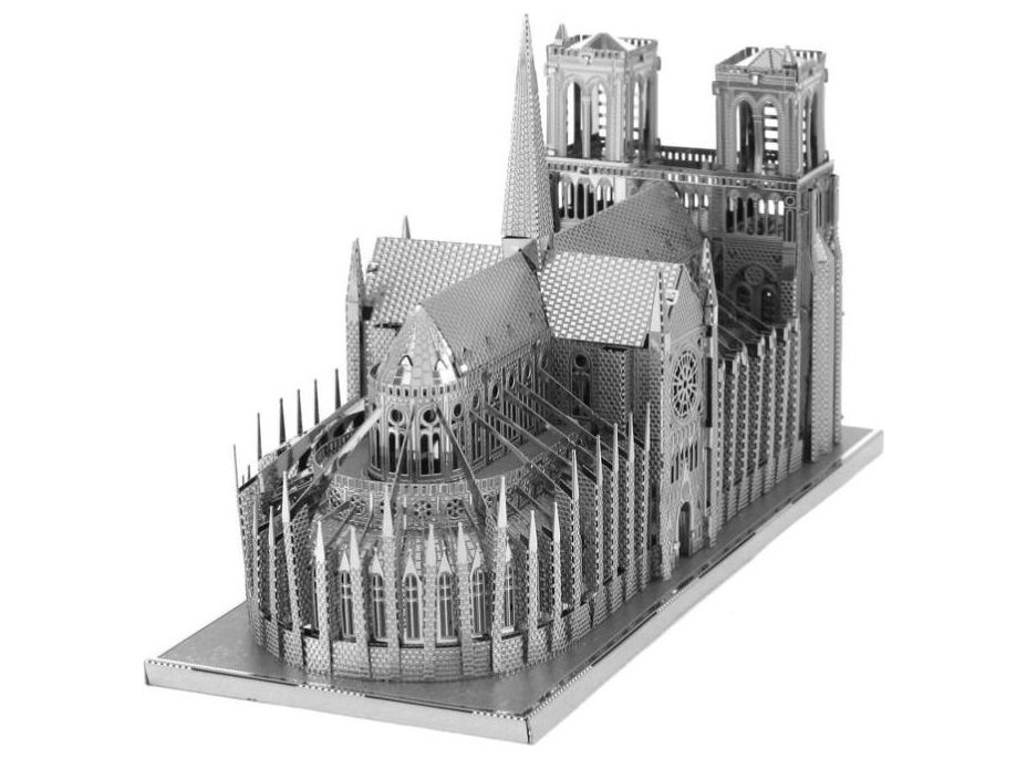 METAL EARTH 3D puzzle Katedrála Notre-Dame (ICONX)