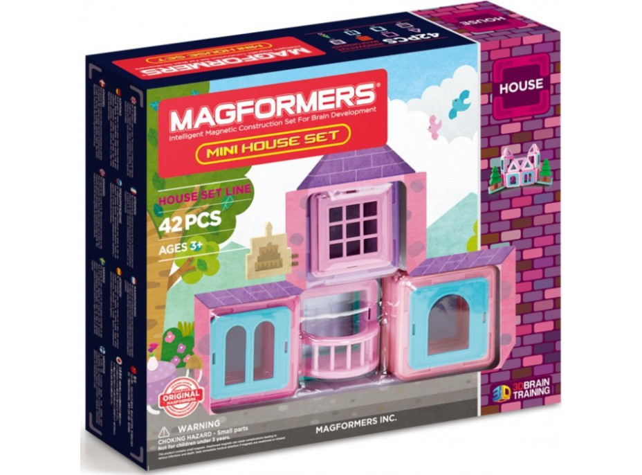 MAGFORMERS Mini House Set 42 dílků