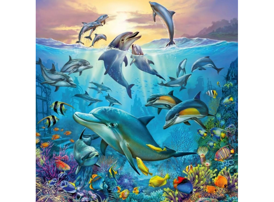 RAVENSBURGER Puzzle Zvířata z oceánu 3x49 dílků