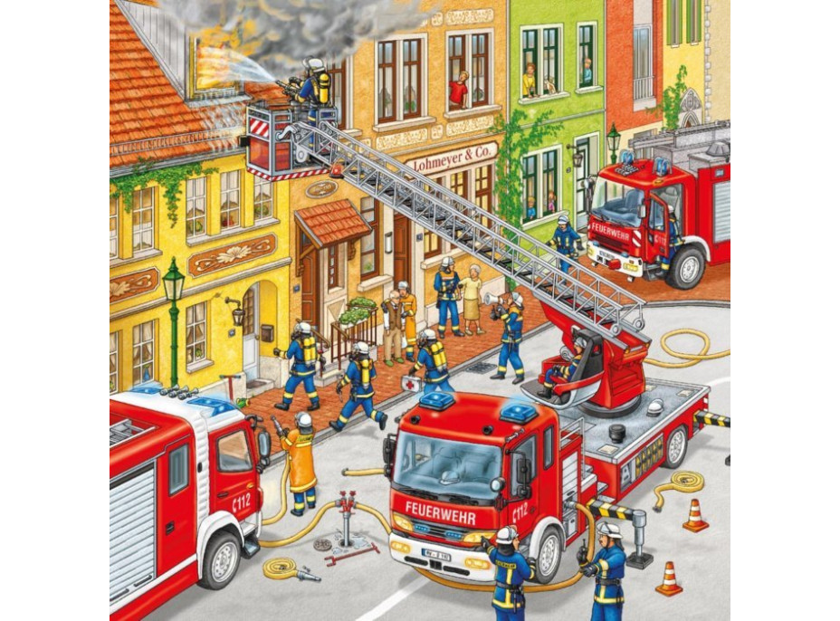 RAVENSBURGER Puzzle Hasiči 3x49 dílků