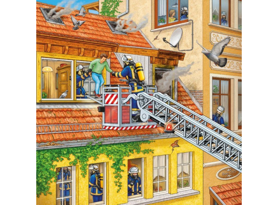 RAVENSBURGER Puzzle Hasiči 3x49 dílků