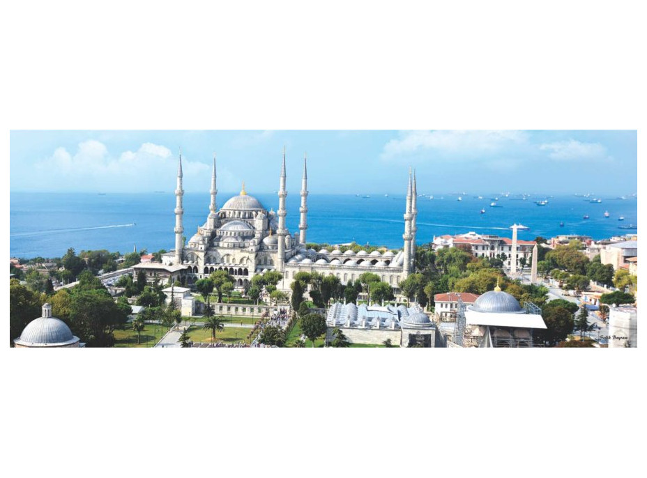 ANATOLIAN Panoramatické puzzle Mešita sultána Ahmeda, Istanbul 1000 dílků