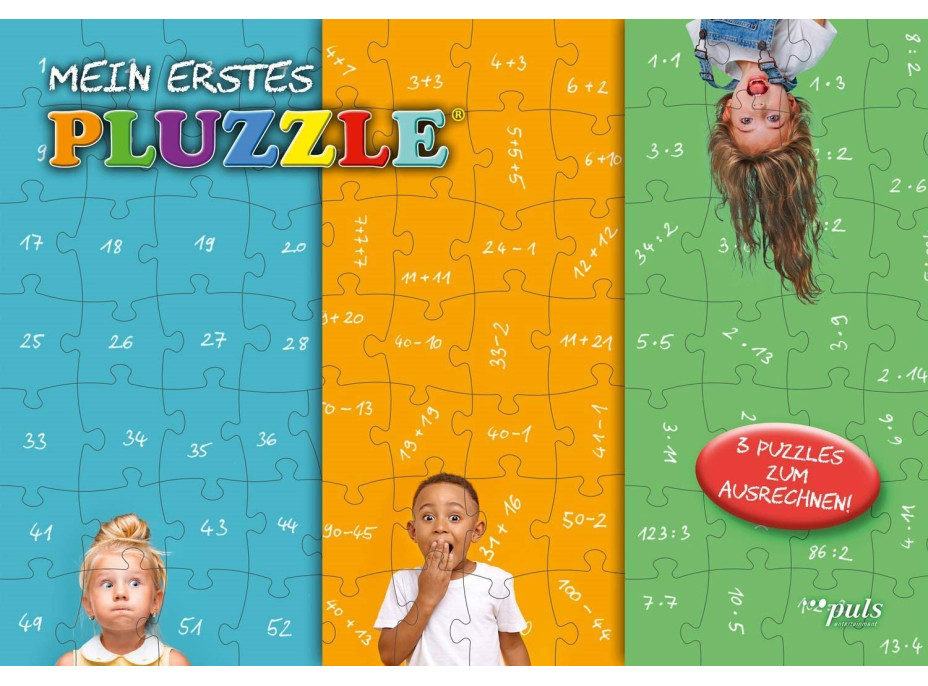 PULS ENTERTAINMENT PLUZZLE® Moje první matematické puzzle 3x56 dílků