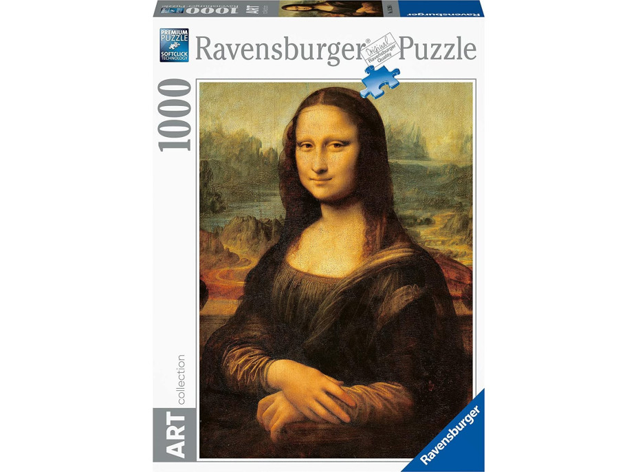 RAVENSBURGER Puzzle Art Collection: Mona Lisa 1000 dílků