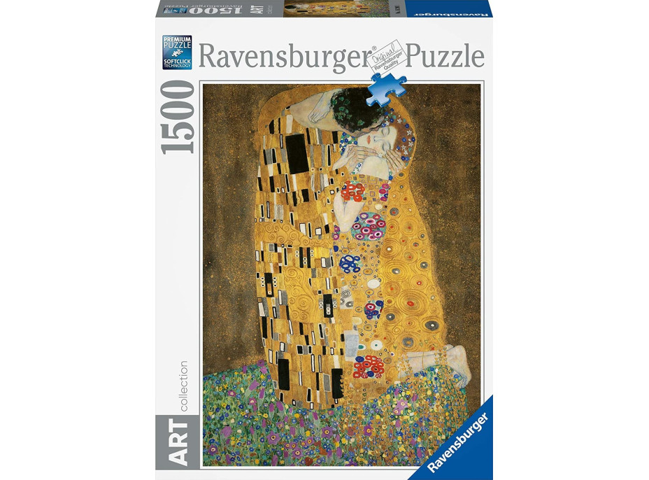 RAVENSBURGER Puzzle Art Collection: Polibek 1500 dílků