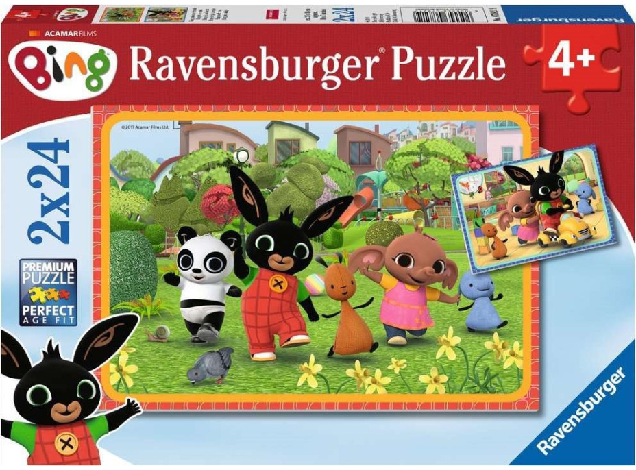 RAVENSBURGER Puzzle Bing 2x24 dílků