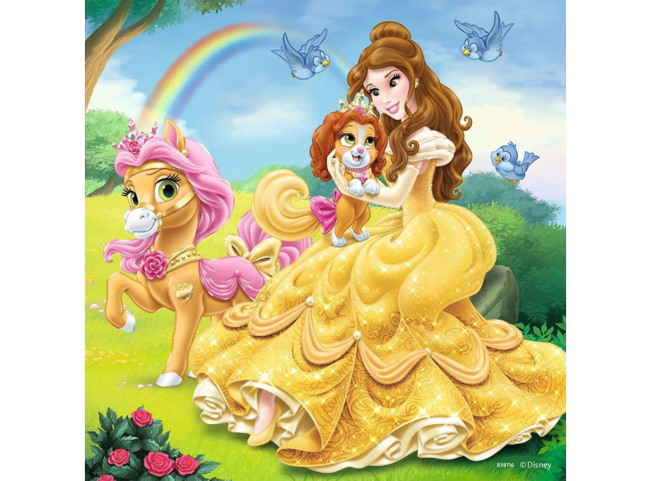 RAVENSBURGER Puzzle Disney princezny a jejich mazlíčci 3x49 dílků