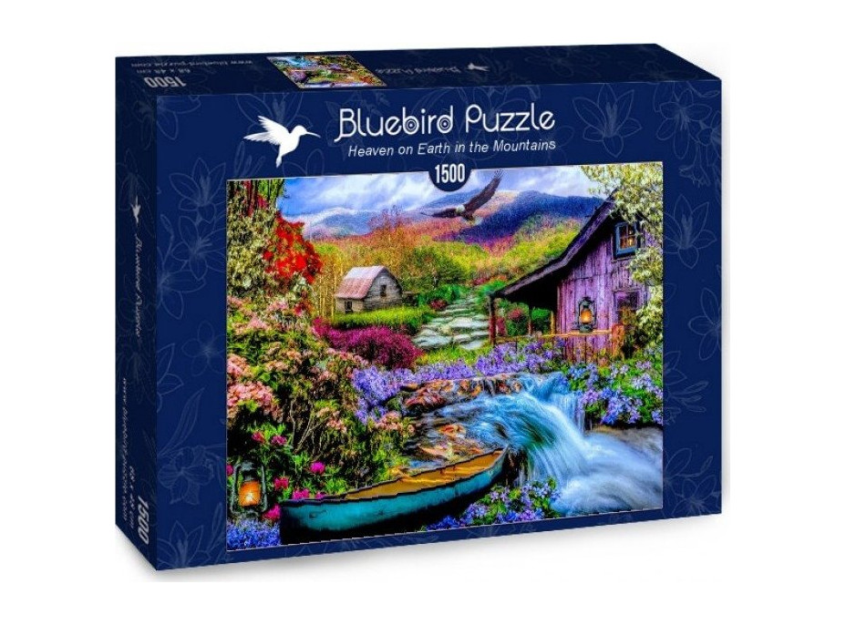 BLUEBIRD Puzzle Horský ráj na zemi 1500 dílků