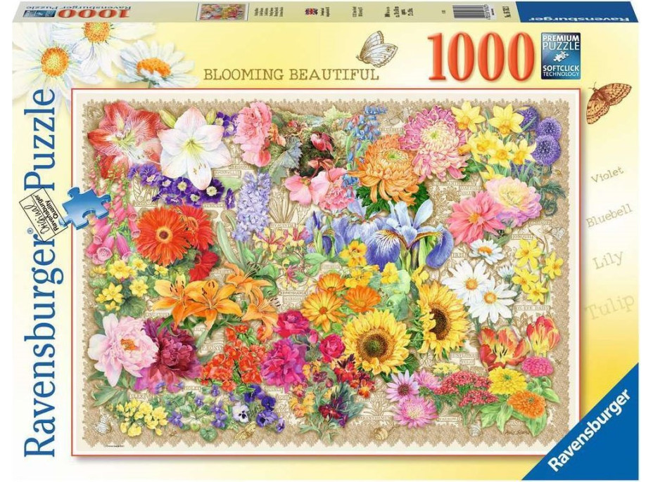 RAVENSBURGER Puzzle Nádherná květena 1000 dílků