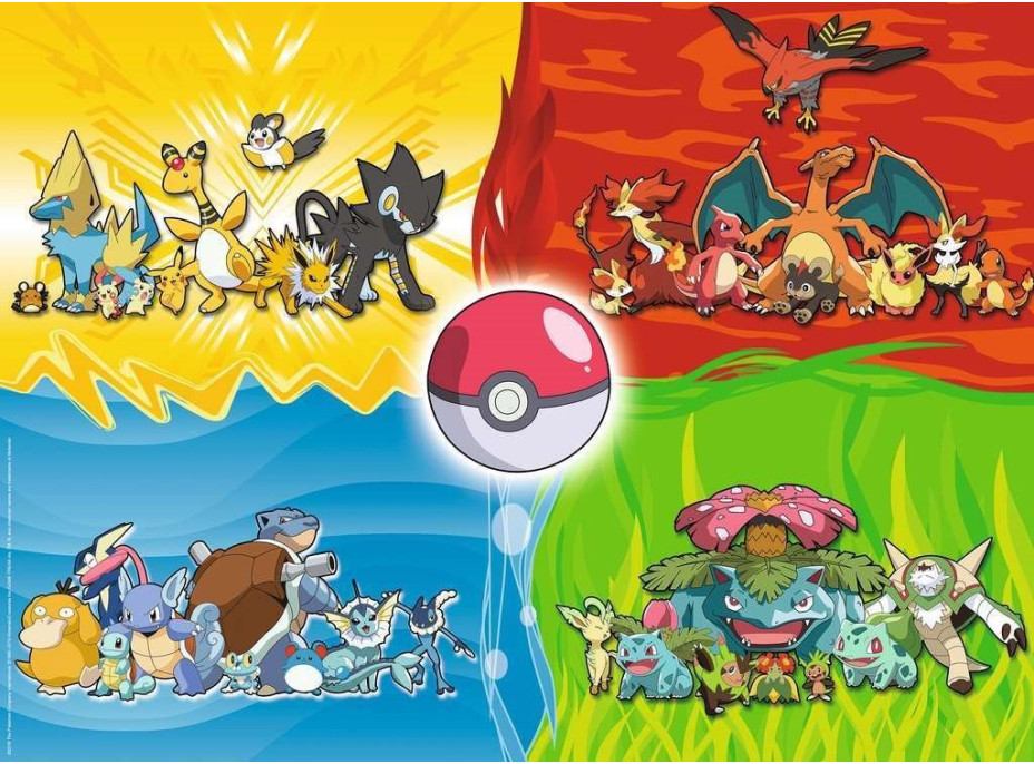 RAVENSBURGER Puzzle Pokémoni XXL 150 dílků