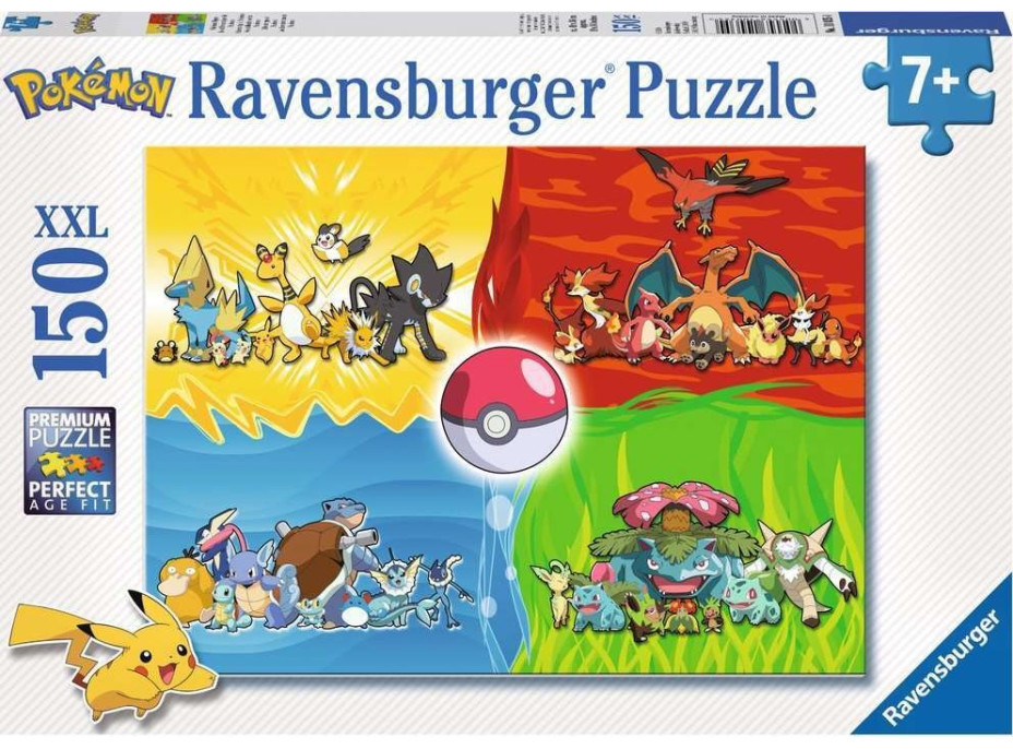 RAVENSBURGER Puzzle Pokémoni XXL 150 dílků