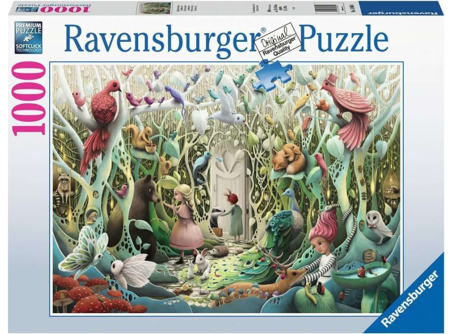 RAVENSBURGER Puzzle Skrytá zahrada 1000 dílků