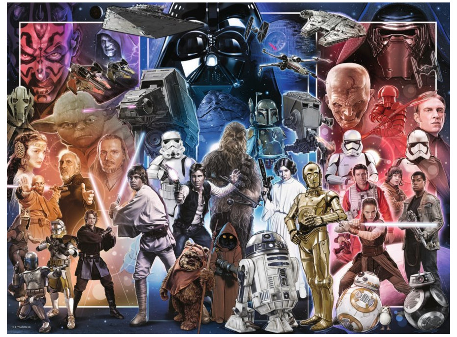 RAVENSBURGER Puzzle Svět Star Wars 1500 dílků