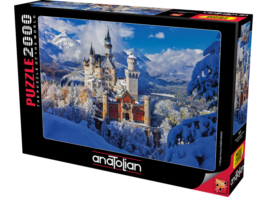 ANATOLIAN Puzzle Zámek Neuschwanstein 2000 dílků