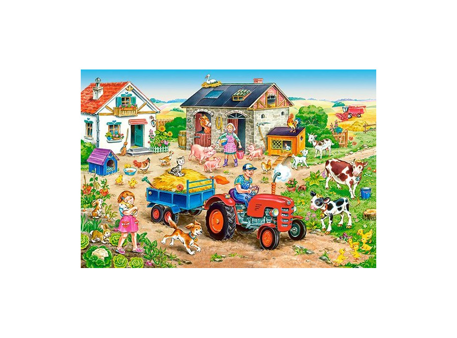 CASTORLAND Puzzle Život na farmě MAXI 40 dílků