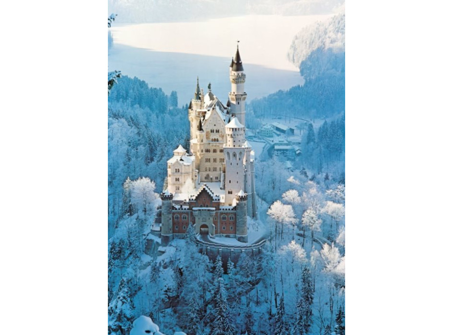 RAVENSBURGER Puzzle Zimní Neuschwanstein 1500 dílků