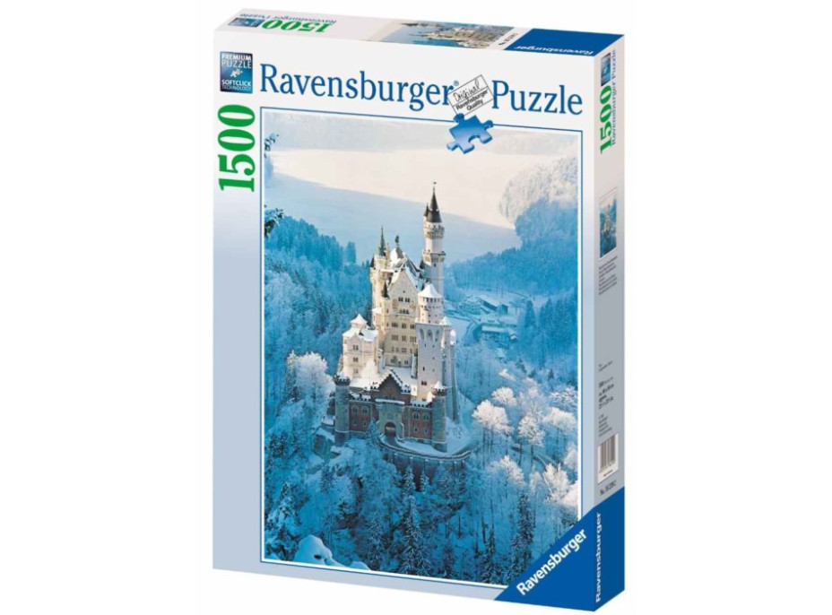 RAVENSBURGER Puzzle Zimní Neuschwanstein 1500 dílků