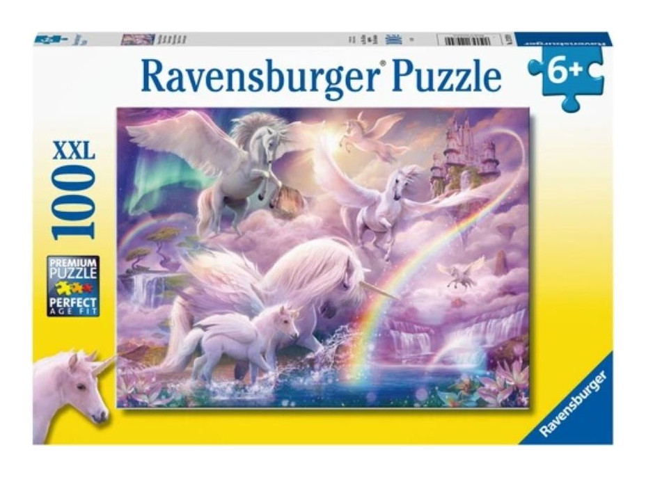 RAVENSBURGER Puzzle Jednorožci XXL 100 dílků