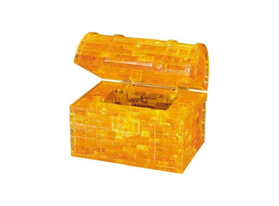 HCM KINZEL 3D Crystal puzzle Pokladnička truhla s klíčem 52 dílků