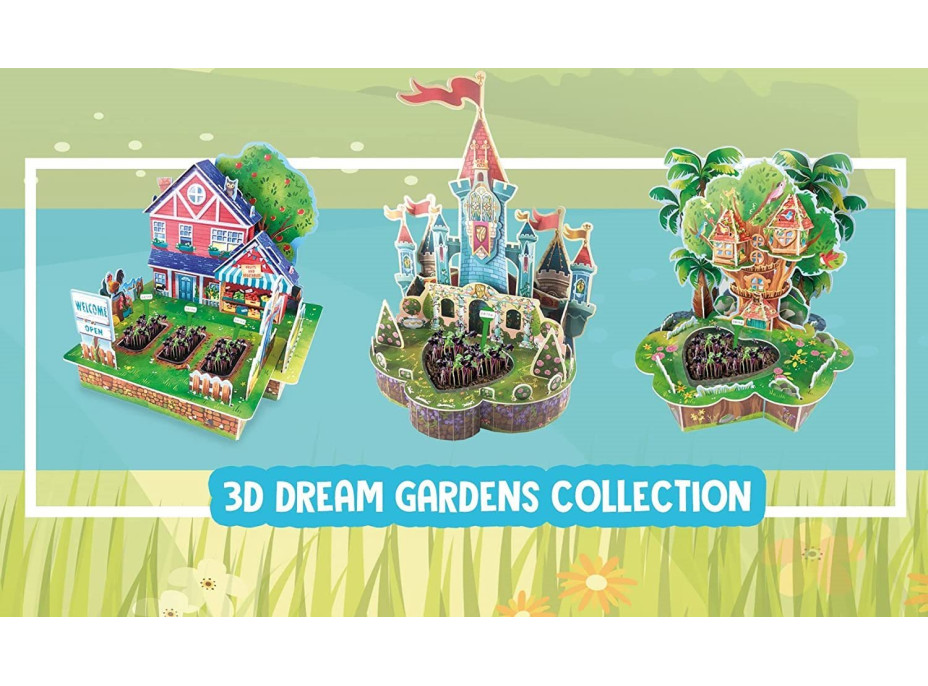 EDUCA Kreativní sada 3D Dream Gardens: Farma 2v1