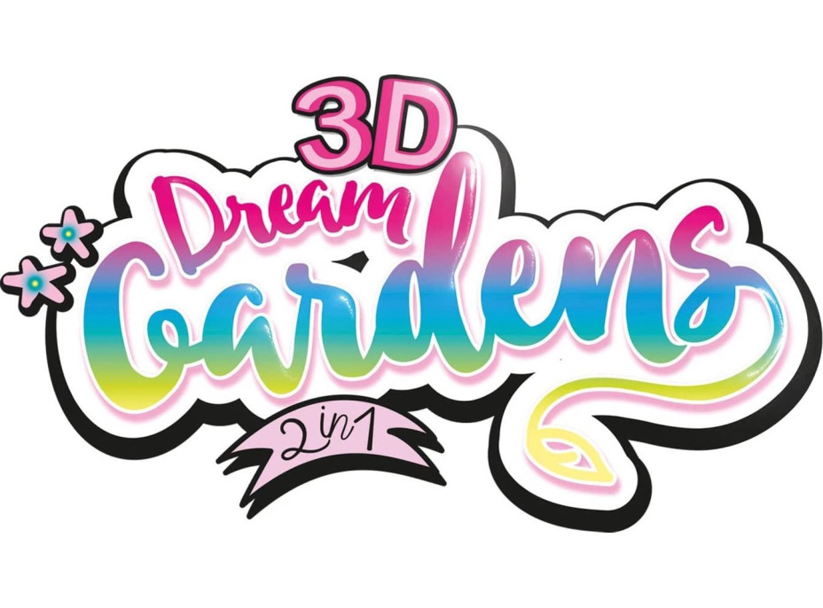 EDUCA Kreativní sada 3D Dream Gardens: Farma 2v1