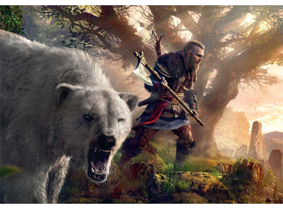 GOOD LOOT Puzzle Assassin's Creed Valhalla - Eivor & Polar Bear 1000 dílků