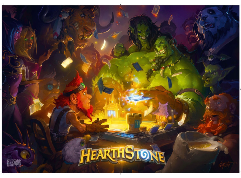 GOOD LOOT Puzzle Hearthstone: Heroes of Warcraft 1000 dílků