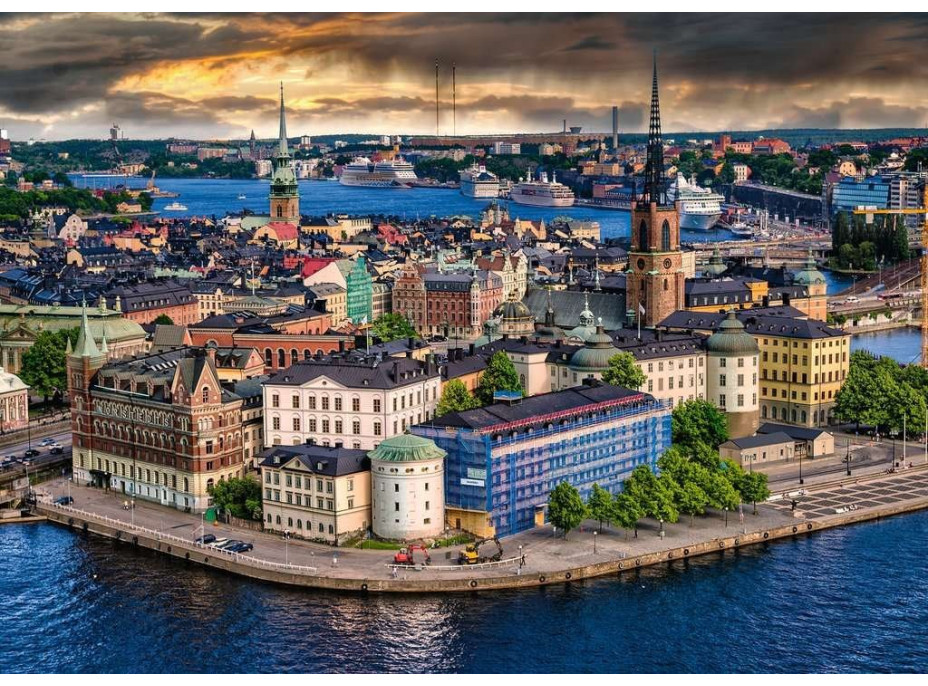 RAVENSBURGER Puzzle Stockholm, Švédsko 1000 dílků