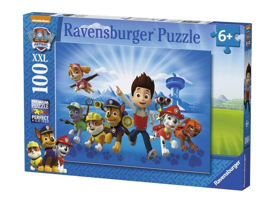 RAVENSBURGER Puzzle Tlapková patrola: Jsme tým XXL 100 dílků