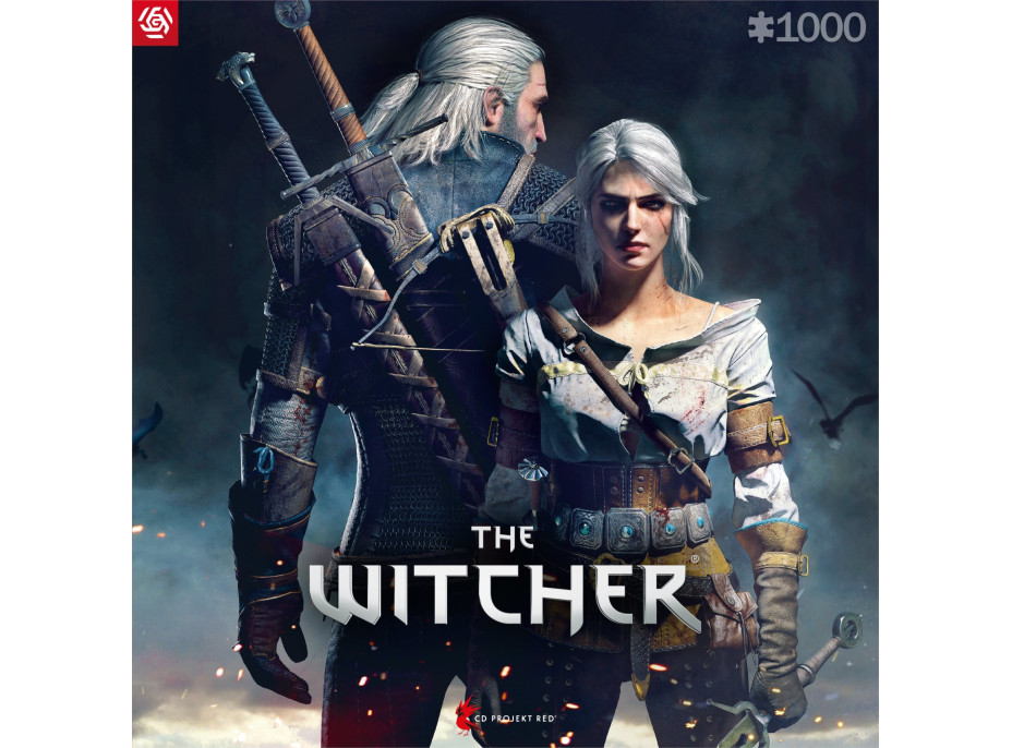 GOOD LOOT Puzzle Witcher - Geralt & Ciri 1000 dílků