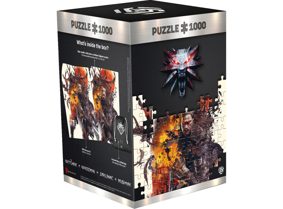 GOOD LOOT Puzzle Witcher - Monsters 1000 dílků