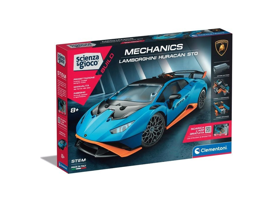 CLEMENTONI Science&Play Mechanická laboratoř: Lamborghini Huracán Sto