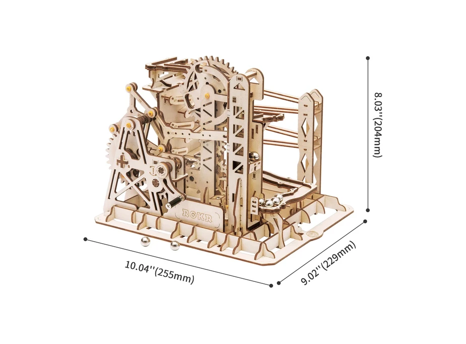 ROBOTIME Rokr 3D dřevěné puzzle Kuličková dráha: Explorer 260 dílků