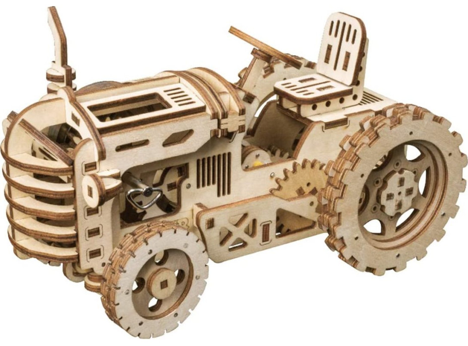 ROBOTIME Rokr 3D dřevěné puzzle Traktor 135 dílků