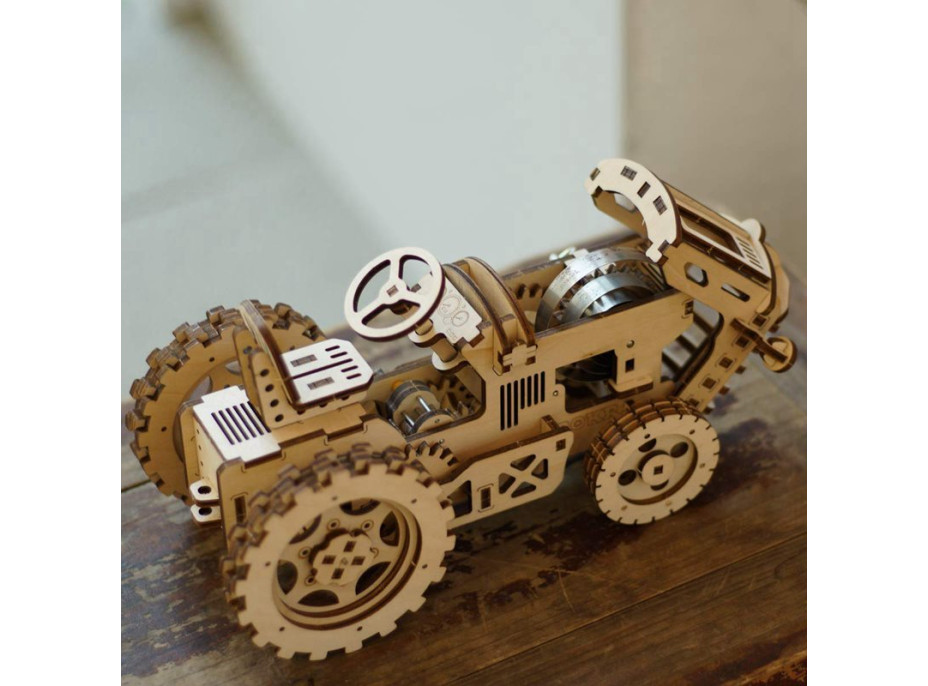 ROBOTIME Rokr 3D dřevěné puzzle Traktor 135 dílků