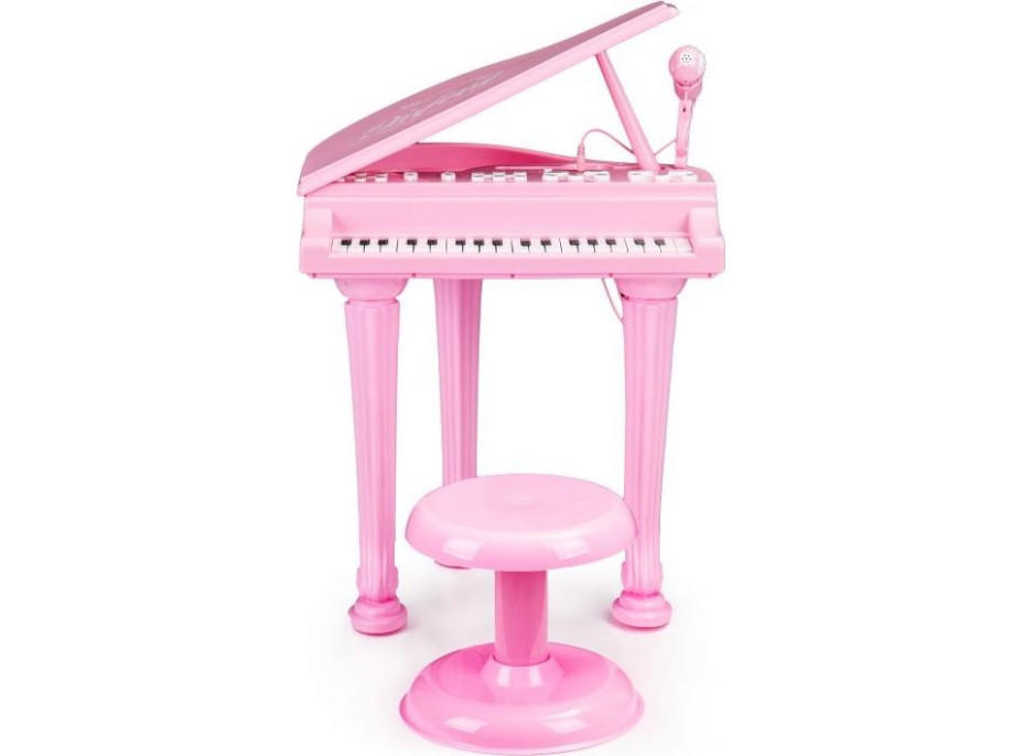 ECOTOYS Dětské elektrické piano růžové