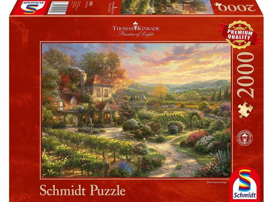 SCHMIDT Puzzle Dům u vinice 2000 dílků