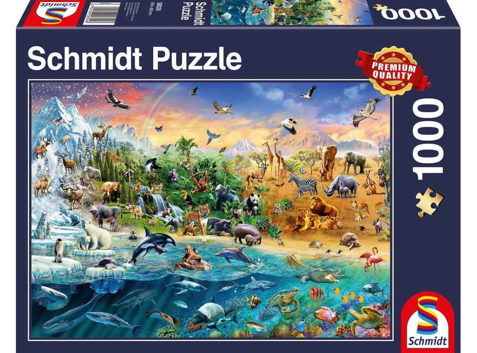 SCHMIDT Puzzle Království zvířat 1000 dílků