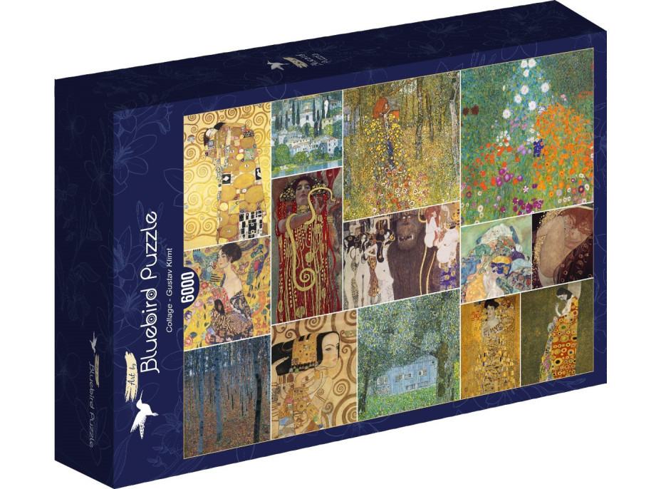 BLUEBIRD Puzzle Koláž obrazů: Gustav Klimt 6000 dílků