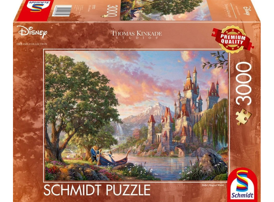 SCHMIDT Puzzle Kráska a zvíře: Kouzelný svět Belly 3000 dílků