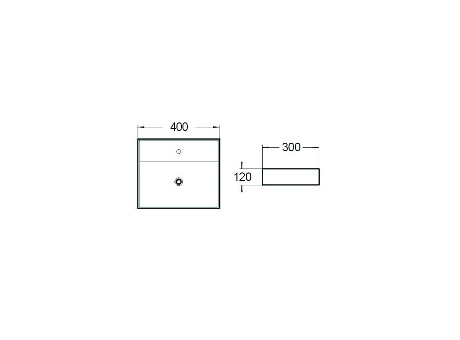 Keramické umyvadlo MINI, 21094000