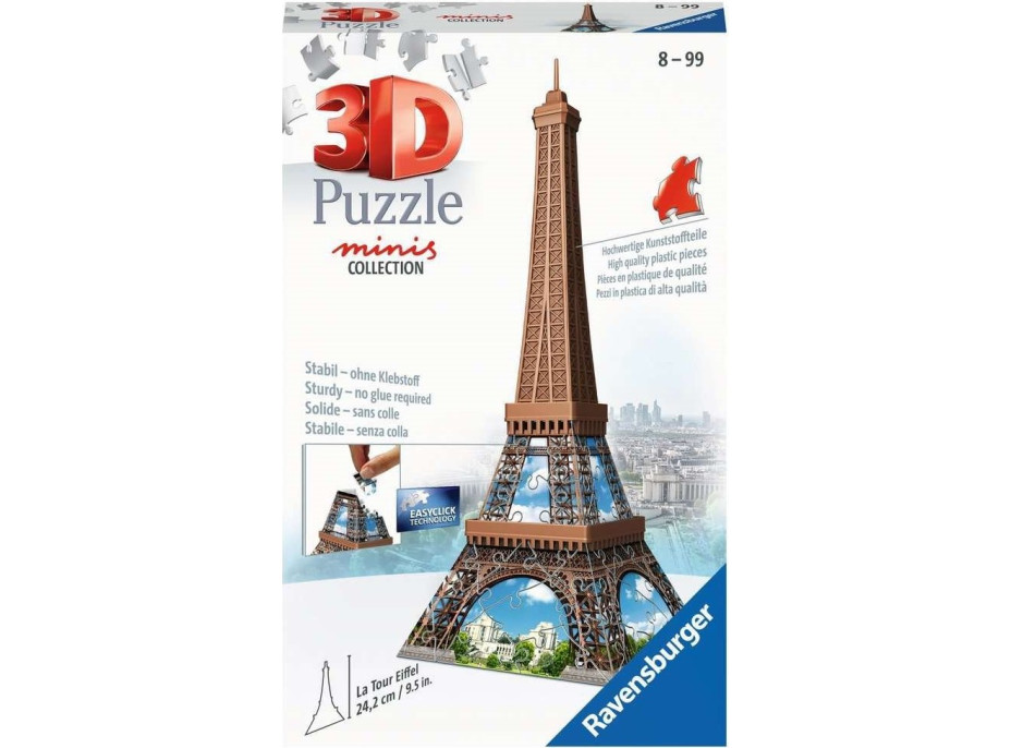 RAVENSBURGER 3D puzzle Mini Eiffelova věž 54 dílků