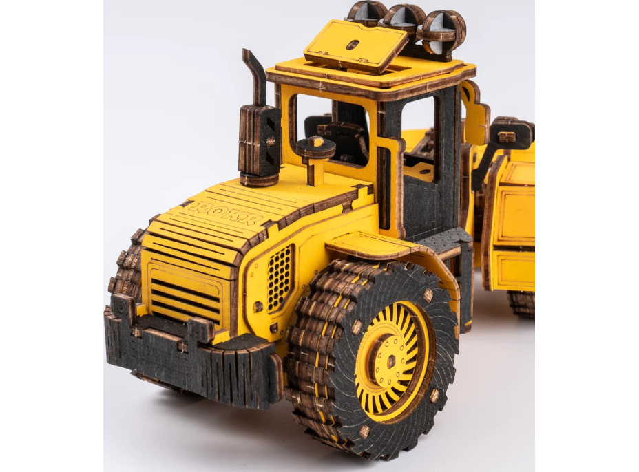 ROBOTIME Rokr 3D dřevěné puzzle Buldozer 211 dílků