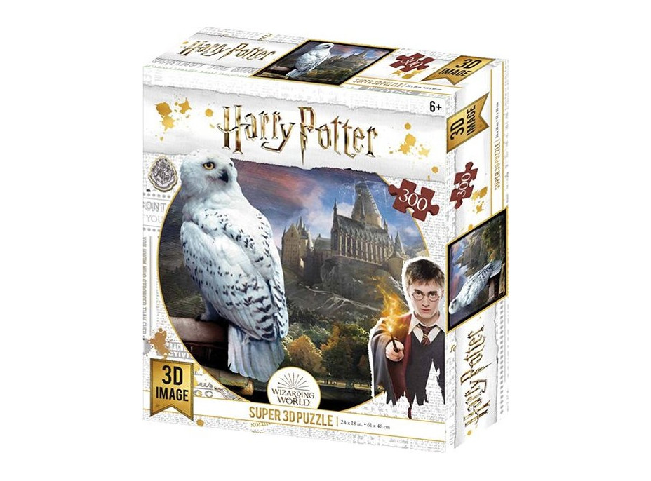 PRIME 3D Puzzle Harry Potter: Hedvika 3D 300 dílků