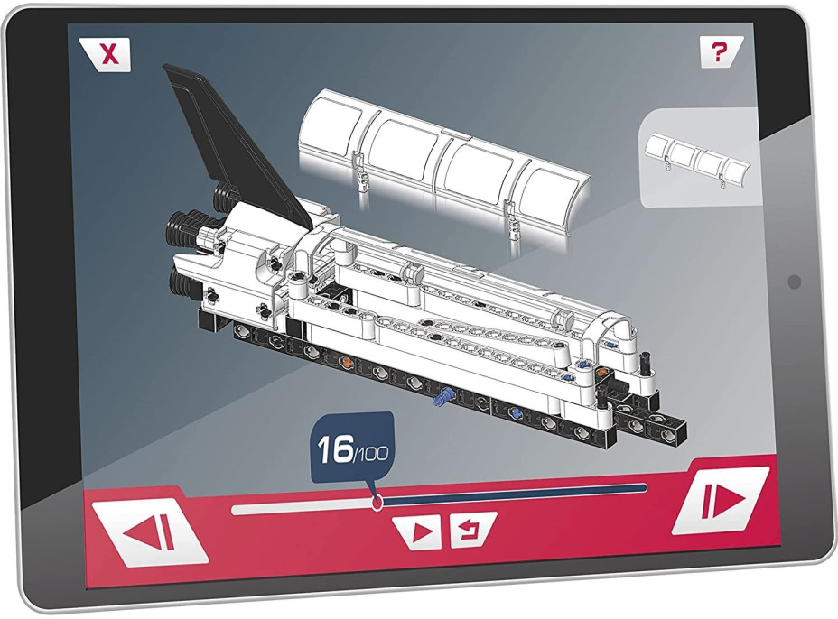 CLEMENTONI Science&Play Mechanická laboratoř NASA Vznášející se raketoplán